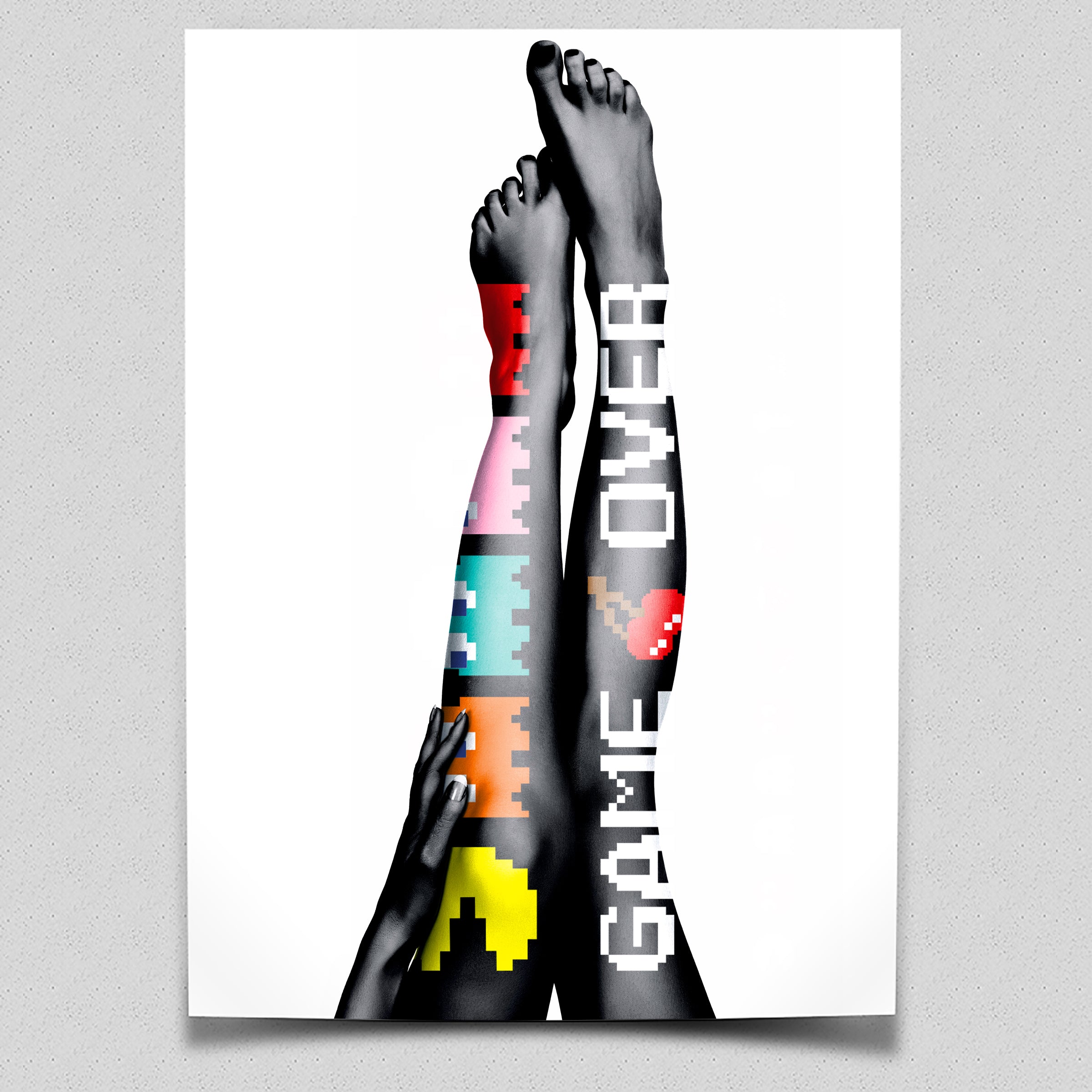 8-BIT LEGS - Limited Edition Art Print