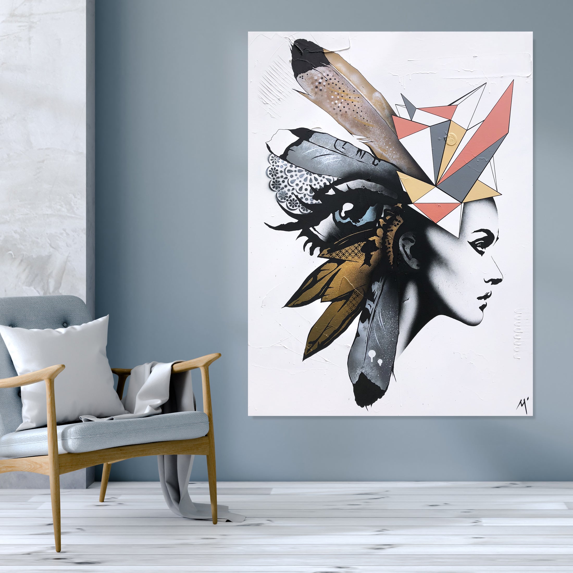 Original Painted Canvas Artwork