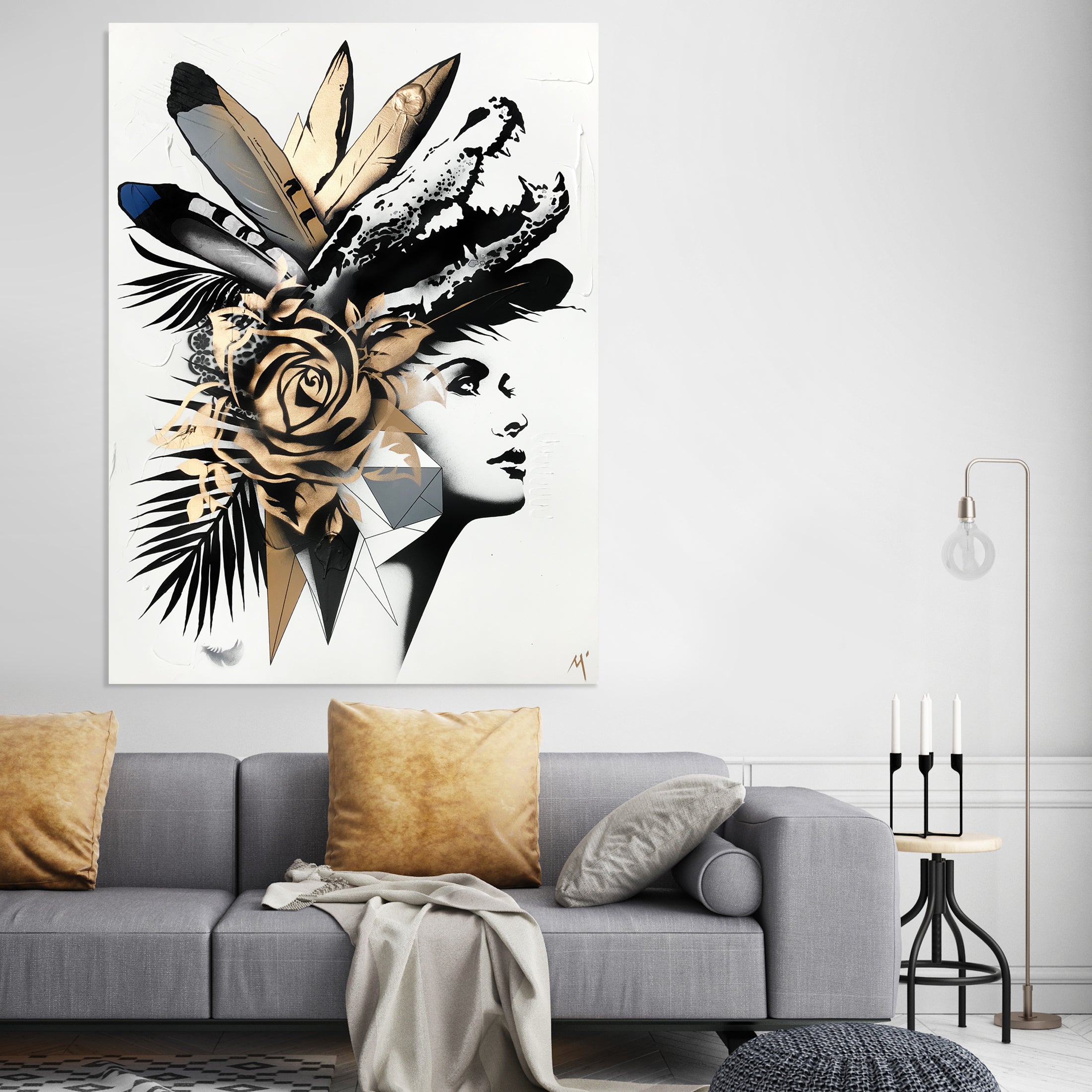 Original Painted Canvas Artwork
